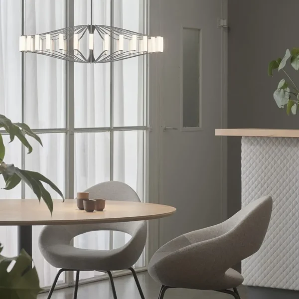 Discount Straluma Design LED hanglamp Wheel zwart 75 cm