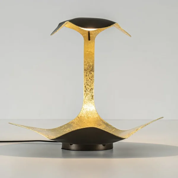 Best Straluma Design LED Tafellamp brons met goldleaf