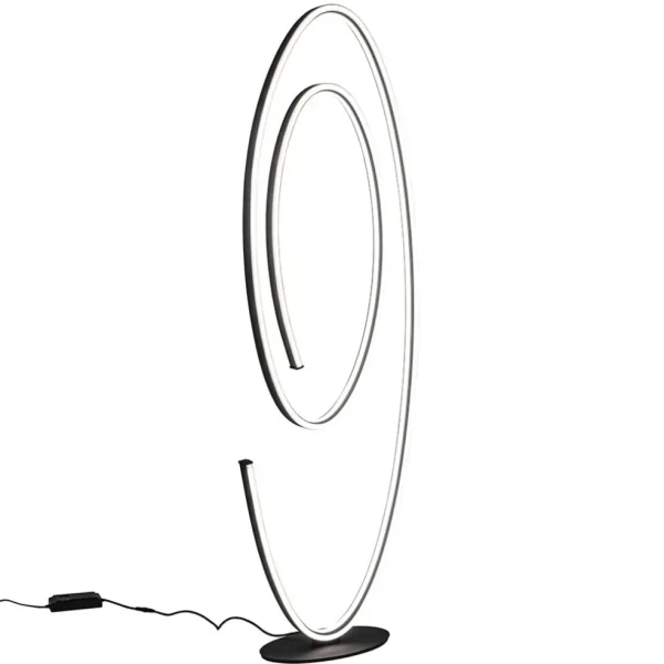 design_led_vloerlamp_ovaa_1.webp Cheap Straluma Design LED vloerlamp ovaal mat zwart dimbaar