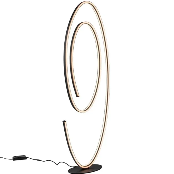 design_led_vloerlamp_ovaa_2.webp Cheap Straluma Design LED vloerlamp ovaal mat zwart dimbaar