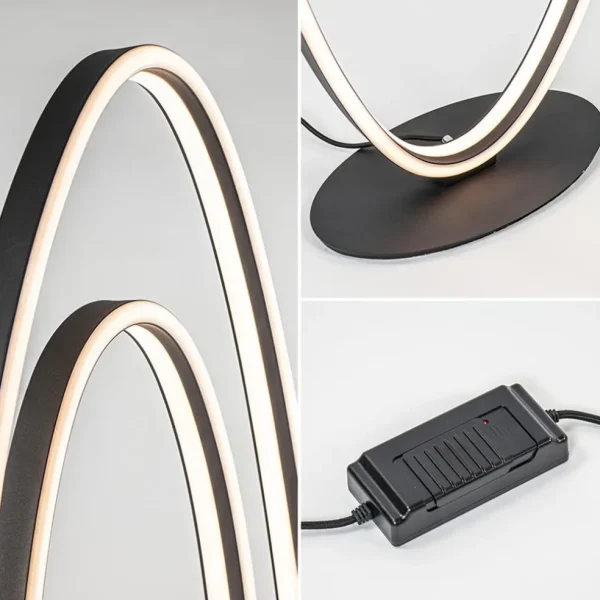 design_led_vloerlamp_ovaa_3.webp Cheap Straluma Design LED vloerlamp ovaal mat zwart dimbaar