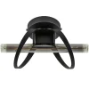 Sale Straluma Design plafond/wandlamp mat zwart