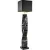 design_vloerlamp_keramiek_0.webp Online Straluma Design vloerlamp keramiek zwart/goud met zwarte kap
