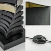 design_vloerlamp_keramiek_3.webp Online Straluma Design vloerlamp keramiek zwart/goud met zwarte kap