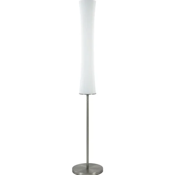 design_vloerlamp_nikkel_m_0.webp Clearance Straluma Design vloerlamp nikkel met opaal glas en uplighter