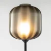 Shop Straluma Design vloerlamp zwart met mat zwarte glazen kap