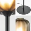 Shop Straluma Design vloerlamp zwart met mat zwarte glazen kap
