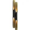 design_wandlamp_pipes_mat_2.webp Sale Straluma Design wandlamp Pipes mat zwart met goud