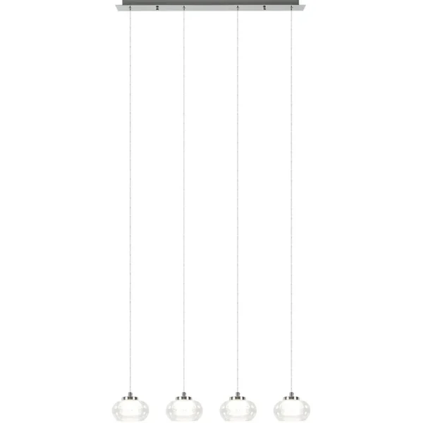 dimbare_led_hanglamp_chro_0.webp Best Sale Straluma Dimbare LED hanglamp chroom met helder glas