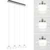 dimbare_led_hanglamp_chro_2.webp Best Sale Straluma Dimbare LED hanglamp chroom met helder glas