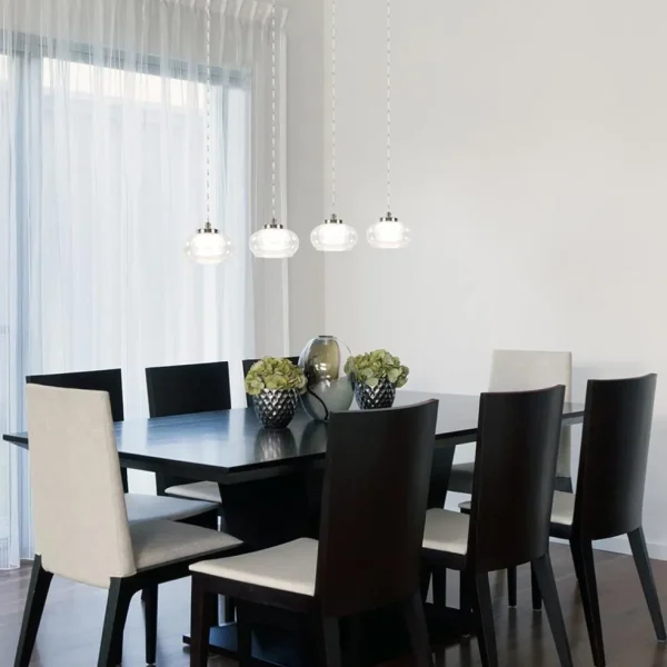 dimbare_led_hanglamp_chro_4.webp Best Sale Straluma Dimbare LED hanglamp chroom met helder glas