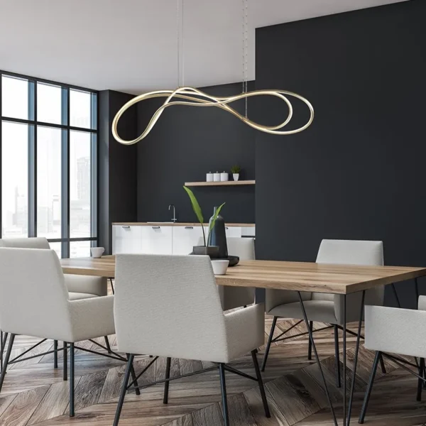 dimbare_led_hanglamp_goud_4.webp Clearance Straluma Dimbare LED hanglamp goud