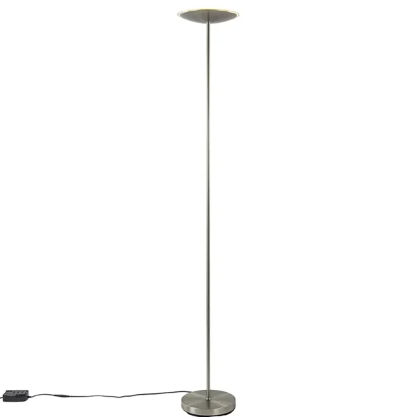 dimbare_led_uplighter_vlo_1-1.webp Online Straluma Dimbare LED uplighter vloerlamp nikkel