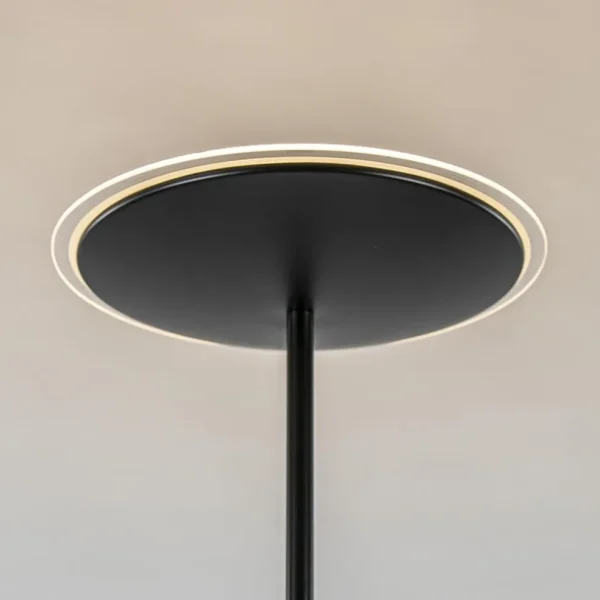 dimbare_led_uplighter_vlo_2.webp Clearance Straluma Dimbare LED uplighter vloerlamp mat zwart