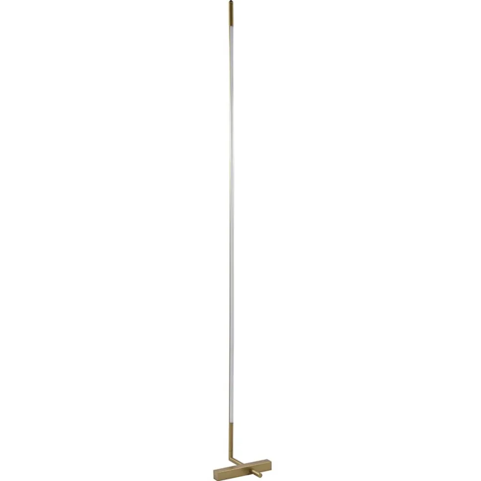 dimbare_led_vloerlamp_met_0.webp Best Sale Straluma Dimbare LED vloerlamp met verstelbare kap goud