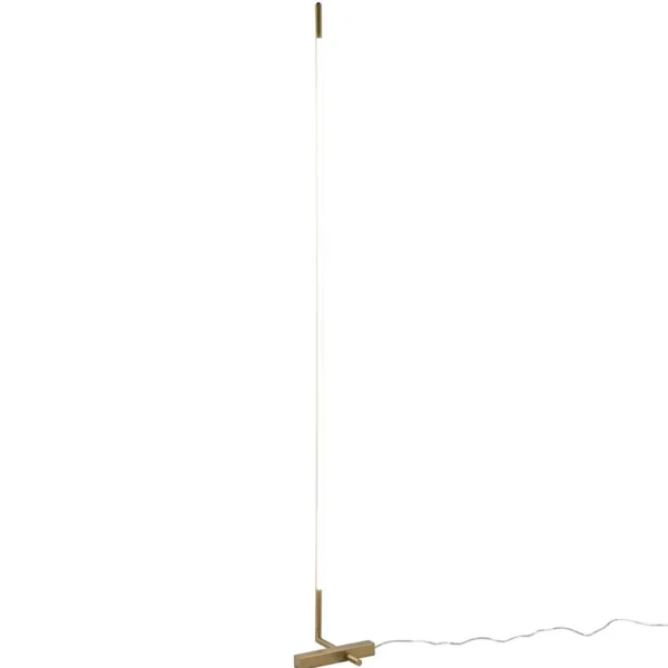 dimbare_led_vloerlamp_met_1.webp Best Sale Straluma Dimbare LED vloerlamp met verstelbare kap goud
