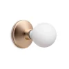 Hot Straluma Dimbare wandlamp op batterij goud met frosted