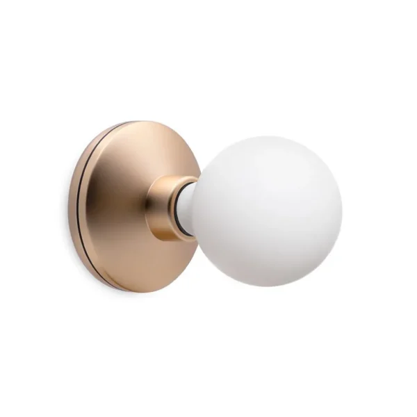 Hot Straluma Dimbare wandlamp op batterij goud met frosted