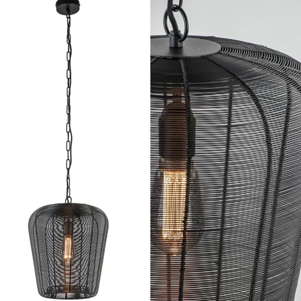 draad_hanglamp_adeta_mat__1.webp Cheap Straluma Draad hanglamp Adeta mat zwart Ø31 cm