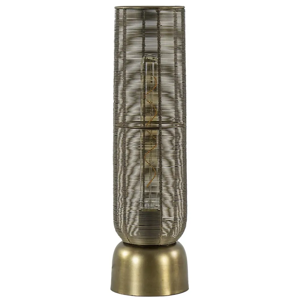 Cheap Straluma Draad tafellamp Lezuza antiek brons L&L