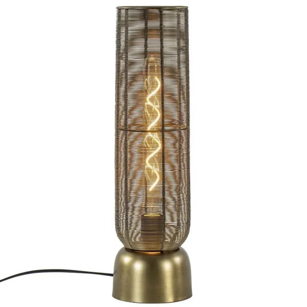 Cheap Straluma Draad tafellamp Lezuza antiek brons L&L