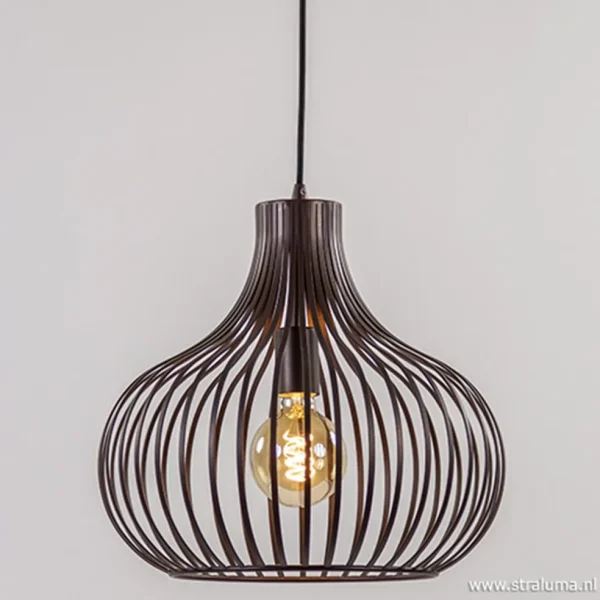 draadhanglamp_landelijk_b_1.webp New Straluma Draadhanglamp landelijk brons-bruin 38cm
