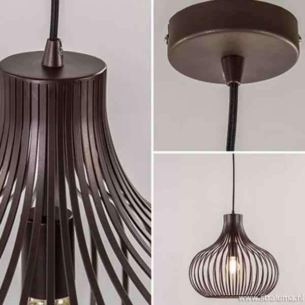draadhanglamp_landelijk_b_3.webp New Straluma Draadhanglamp landelijk brons-bruin 38cm