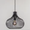 Best Straluma Draadhanglamp medium zwart 38cm