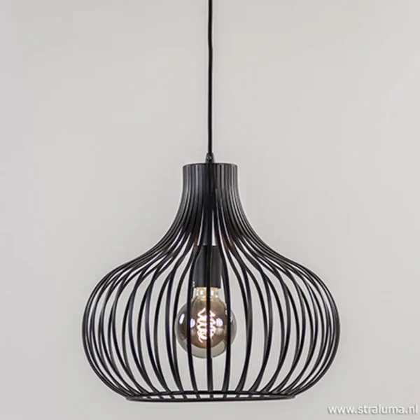 Best Straluma Draadhanglamp medium zwart 38cm