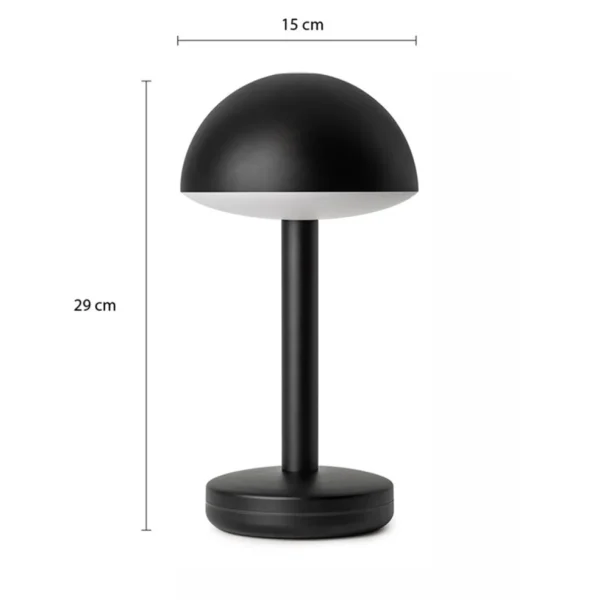 draadloze_led_tafellamp_z_1.webp Cheap Straluma Draadloze LED tafellamp zwart oplaadbaar