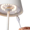 Clearance Straluma Draadloze tafellamp wit met dimbaar LED