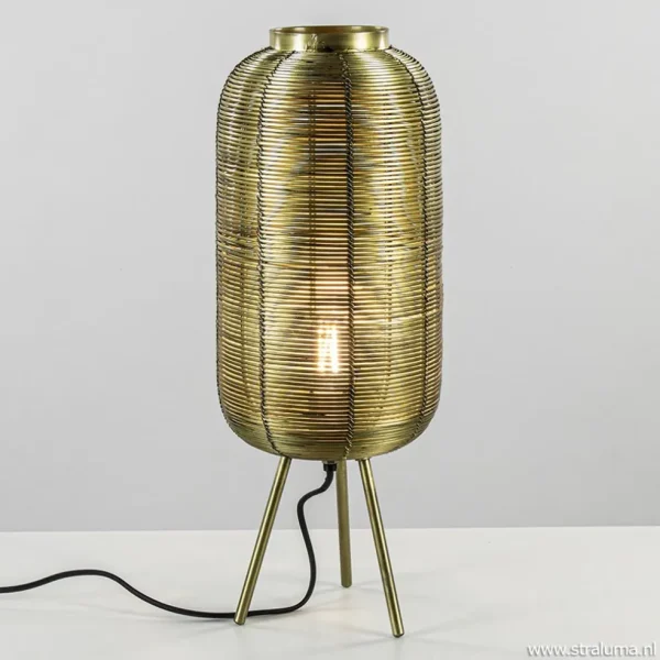 driepoot_tafellamp_antiek_1.webp Flash Sale Straluma Driepoot tafellamp antiek brons Light & Living