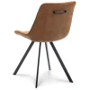 eetkamerstoel_microleder__2.webp Store Straluma Eetkamerstoel microleder Bull camel met zwarte poot