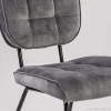 eetkamerstoel_velours_gri_3.webp Store Straluma Eetkamerstoel velours grijs met zwart