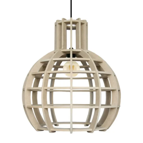 Outlet Straluma Eettafel hanglamp Globe Lingehof hout