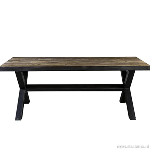 eettafel_light_amp_living_1.webp Best Sale Straluma Eettafel Light & Living zink/hout