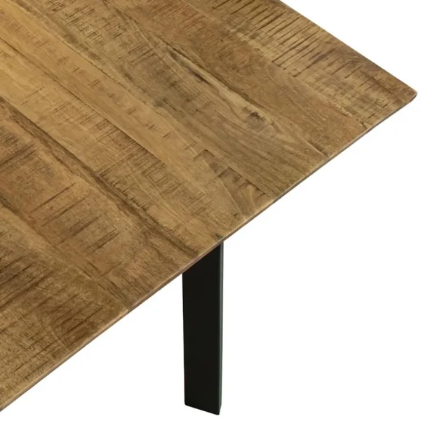 eettafel_mangohout_met_zw_2.webp Sale Straluma Eettafel mangohout met zwarte poot 240x90 cm