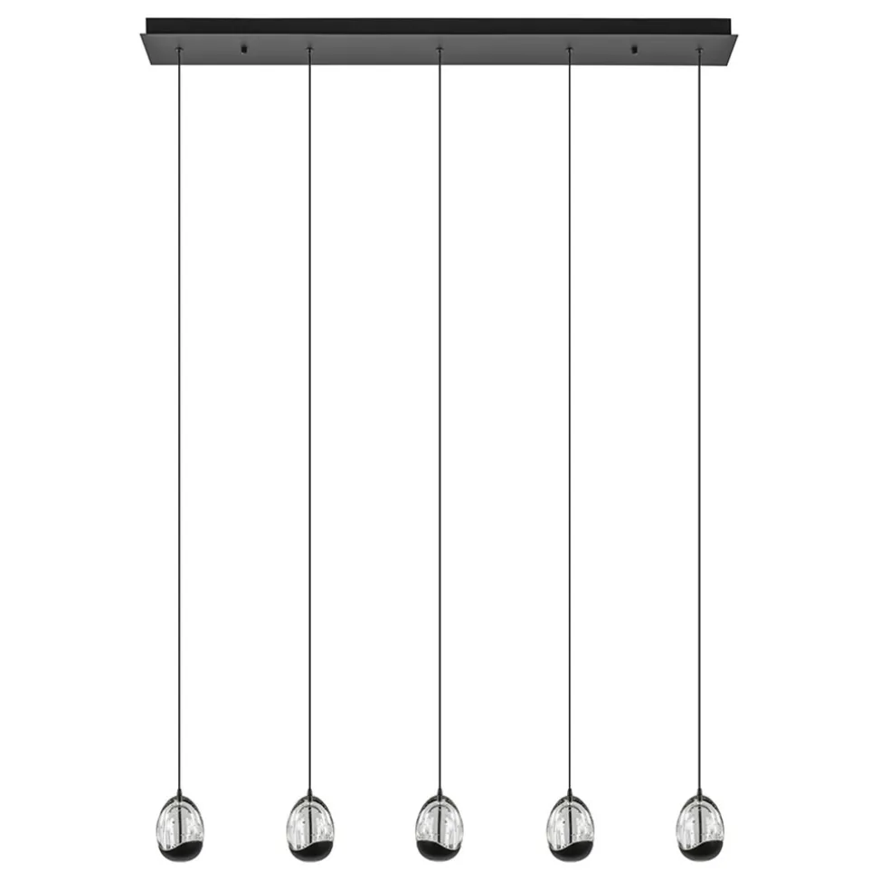 eettafelhanglamp_clear_eg_0.webp Store Straluma Eettafelhanglamp Clear Egg met zwart inclusief LED