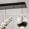 eettafelhanglamp_clear_eg_3.webp Store Straluma Eettafelhanglamp Clear Egg met zwart inclusief LED