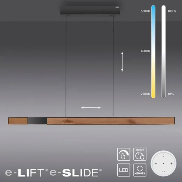 elektrisch_verstelbare_le_1-1.webp Hot Straluma Elektrisch verstelbare LED hanglamp zwart met hout