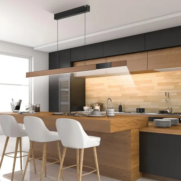 elektrisch_verstelbare_le_4-1.webp Hot Straluma Elektrisch verstelbare LED hanglamp zwart met hout