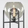 frame_vloerlamp_mat_zwart_2.webp Flash Sale Straluma Frame vloerlamp mat zwart met smoke glazen bol