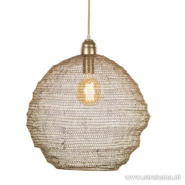gaas_hanglamp_nina_mat_go_1.webp Discount Straluma Gaas hanglamp Nina mat goud