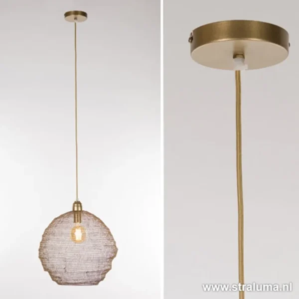 gaas_hanglamp_nina_mat_go_2.webp Discount Straluma Gaas hanglamp Nina mat goud