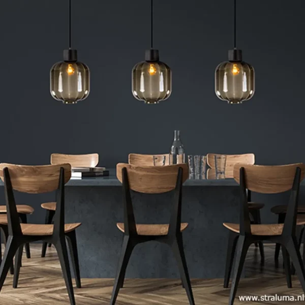 glazen_eettafelhanglamp_z_4.webp Cheap Straluma Glazen eettafelhanglamp zwart luxury