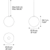 glazen_hanglamp_random_so_1.webp Store Straluma Glazen hanglamp Random Solo frosted wit 28 cm