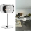 Fashion Straluma Glazen tafellamp Pearl met chroom