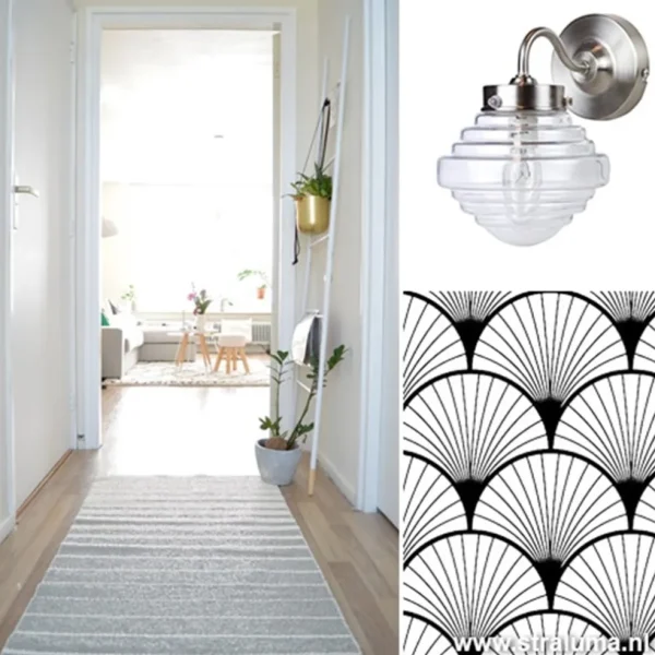 Best Sale Straluma Glazen wandlamp met staal Deco
