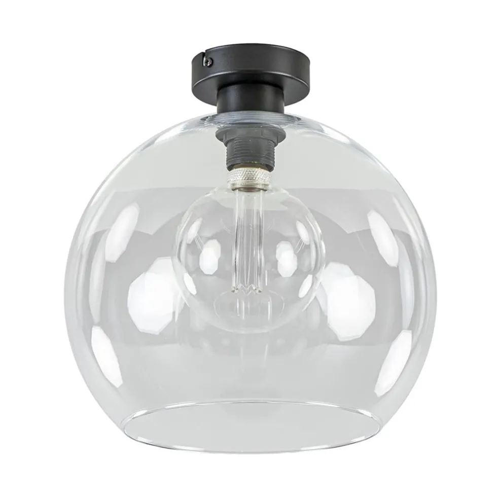 globe_plafondlamp_helder__0.webp New Straluma Globe plafondlamp helder glas 30 cm