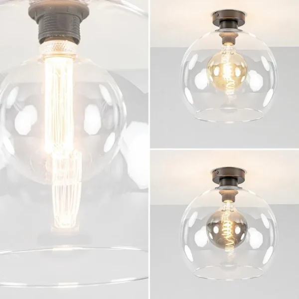 globe_plafondlamp_helder__3.webp New Straluma Globe plafondlamp helder glas 30 cm
